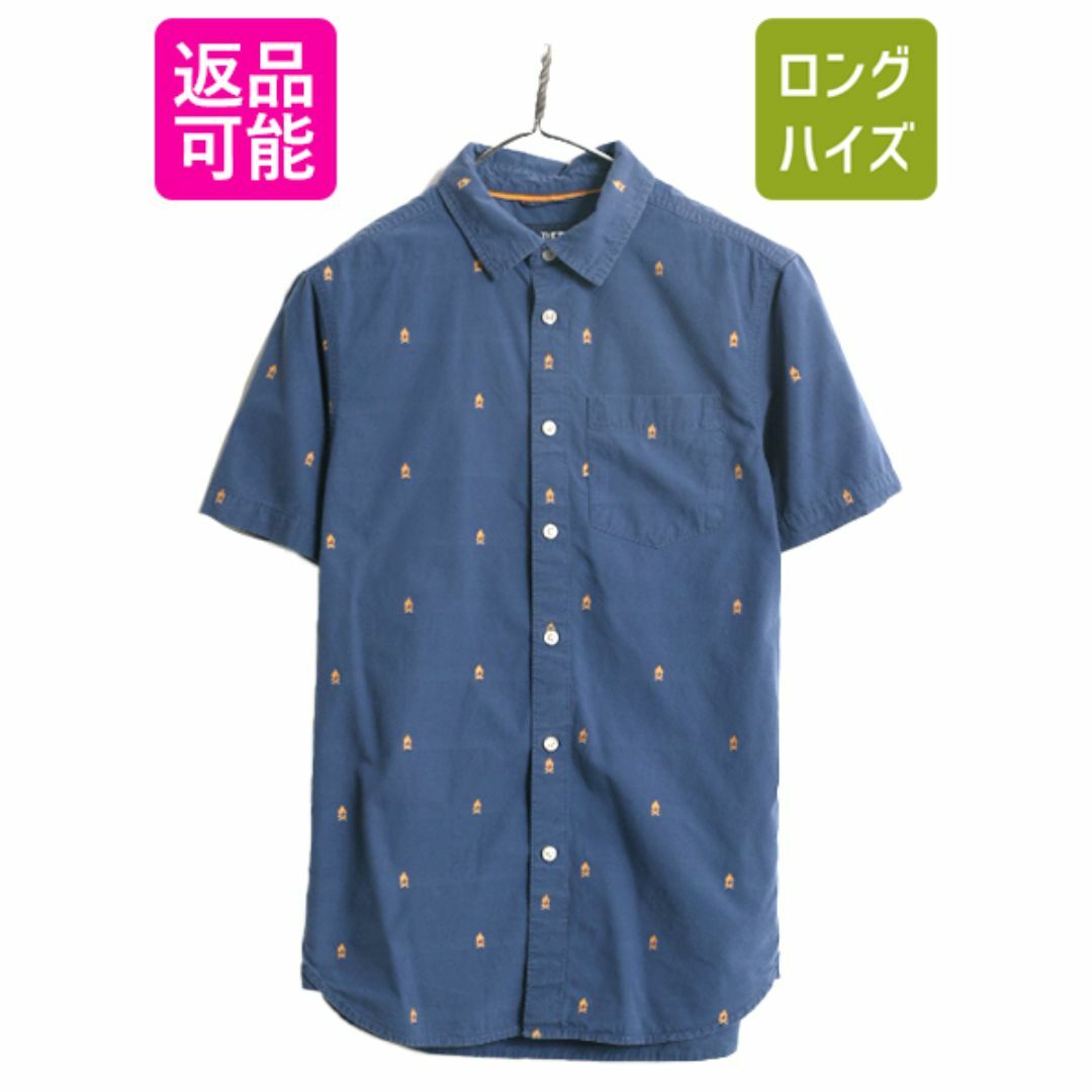インポート・海外人気ブランド - FACE NORTH THE ノースフェイス S メンズ シャツ 半袖 総柄 半袖シャツ