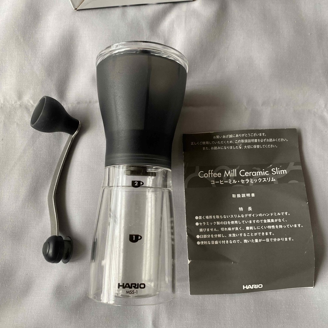 HARIO - ハリオ コーヒーミル・セラミックスリム MSS-1TB(1コ入 HARIO - ハリオ コーヒーミル・セラミックスリム MSS-1TB(1コ入