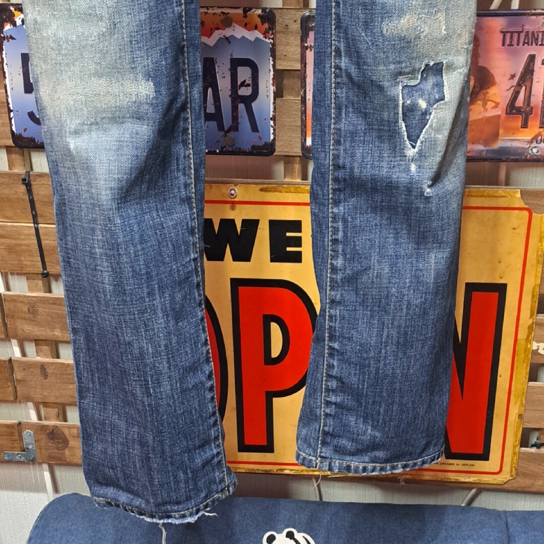 Dsquared2 ディースクエアード クラッシュ加工 デニム ジーンズ 48 Dsquared2 ディースクエアード クラッシュ加工 デニム ジーンズ 48
