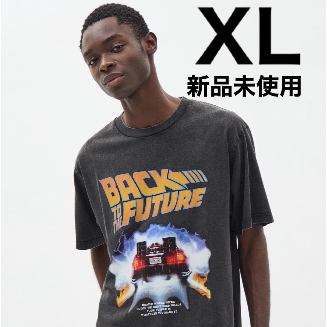GU - バックトゥーザフューチャーTシャツ新品XLsizeの通販 by GU - バックトゥーザフューチャーTシャツ新品XLsizeの通販 by