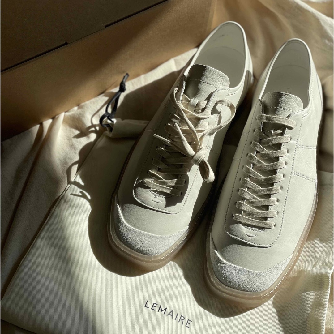 LEMAIRE - 【新品未使用タグ付き】LEMAIRE ルメール スニーカー レザー WHITE