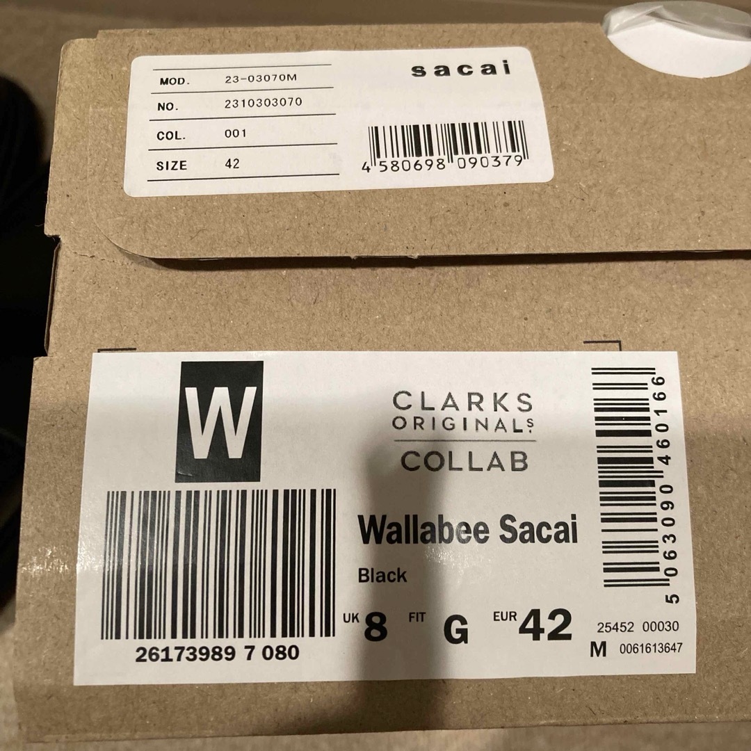 sacai - ◇ sacai × Clarks コラボ ワラビーブーツ ◇の通販 by sacai - ◇ sacai × Clarks コラボ ワラビーブーツ ◇の通販 by