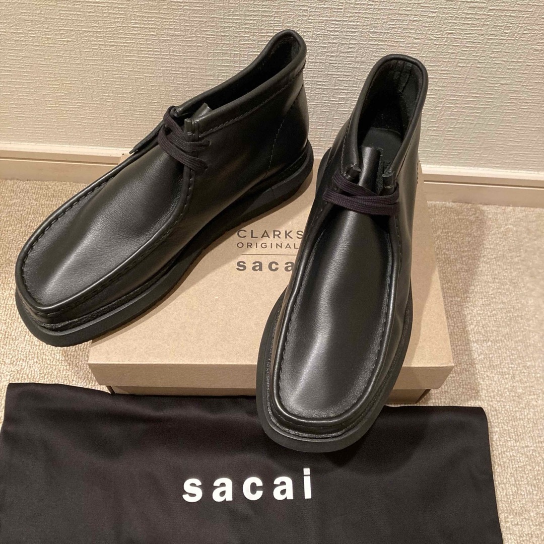 sacai - ◇ sacai × Clarks コラボ ワラビーブーツ ◇の通販 by sacai - ◇ sacai × Clarks コラボ ワラビーブーツ ◇の通販 by