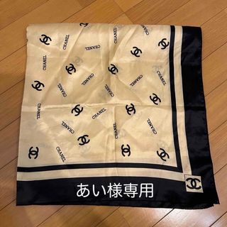 CHANEL(バンダナ/スカーフ ・ ゴールド/金色系)のフリマ CHANEL(バンダナ/スカーフ ・ ゴールド/金色系)のフリマ