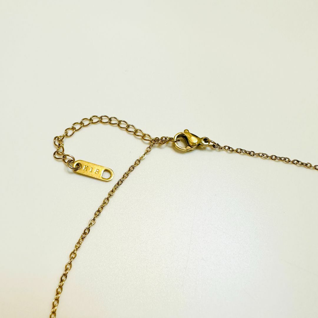 ネックレス ゴールドチェーンドロップネックレス レディースのアクセサリー(ネックレス)の商品写真