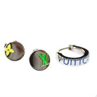 LOUIS VUITTON - ルイヴィトン ピアス・モノグラム プレイ 3点 LOUIS VUITTON - ルイヴィトン ピアス・モノグラム プレイ 3点