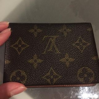 ルイヴィトン(LOUIS VUITTON)の【中古】ルイヴィトン免許書入れ(名刺入れ/定期入れ)