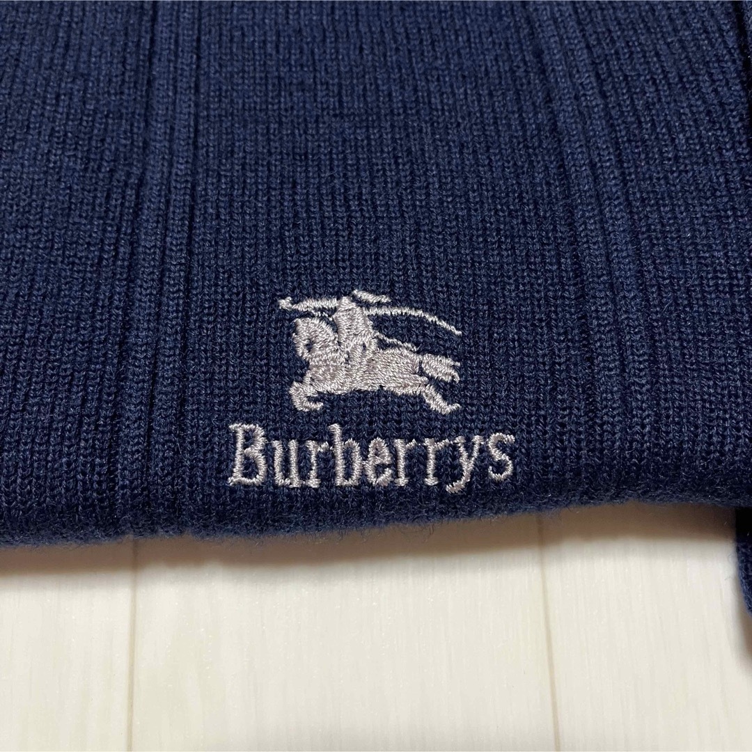 【希少】美品 90s バーバリー 刺繍ロゴ ウール コマンド ニット セーター 【希少】美品 90s バーバリー 刺繍ロゴ ウール コマンド ニット セーター