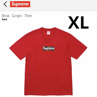 シュプリーム(Supreme)のSupreme Box logo tee Red XL(Tシャツ/カットソー(半袖/袖なし))