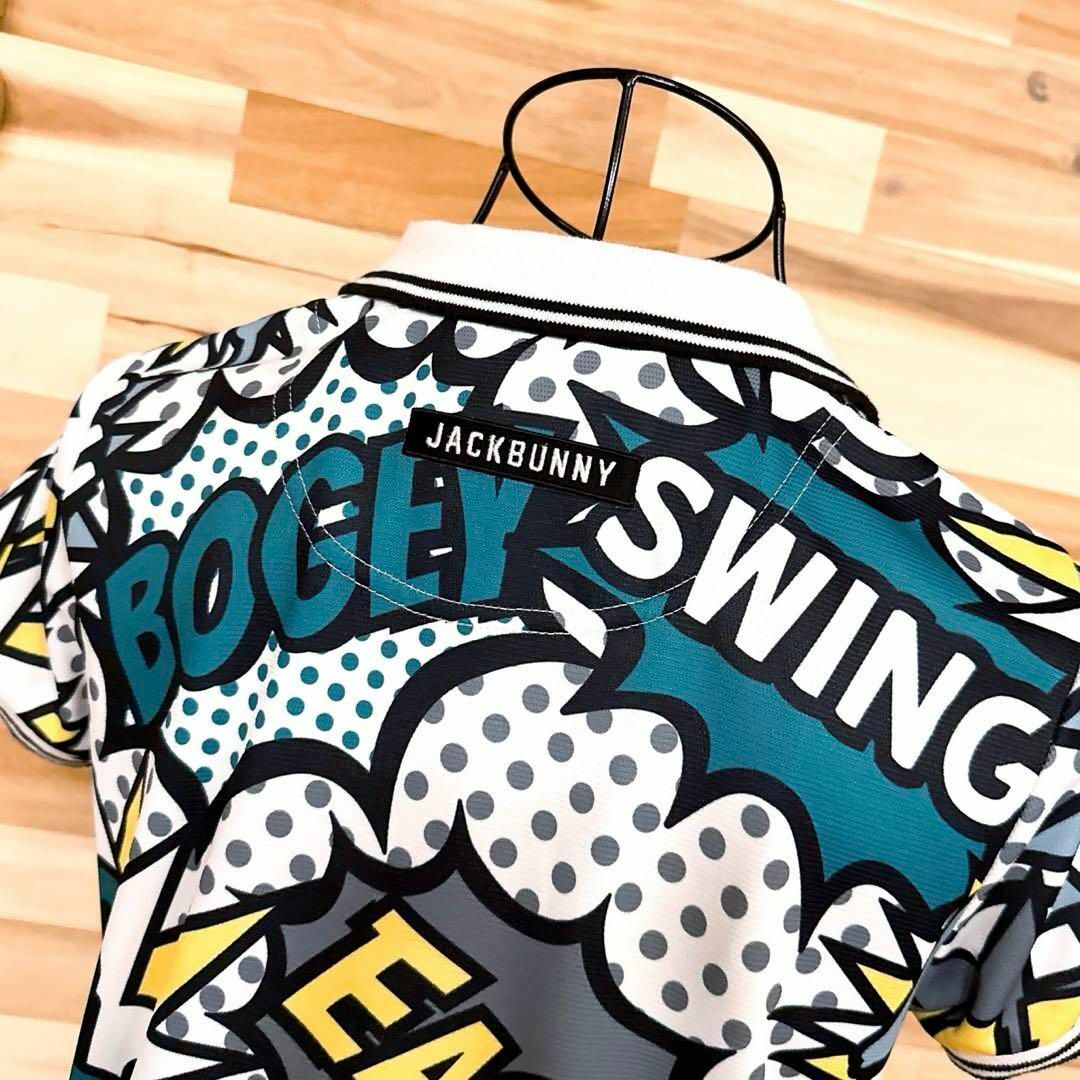 完売品【ジャックバニー】ゴルフ アメコミ風パターン 総柄 完売品【ジャックバニー】ゴルフ アメコミ風パターン 総柄