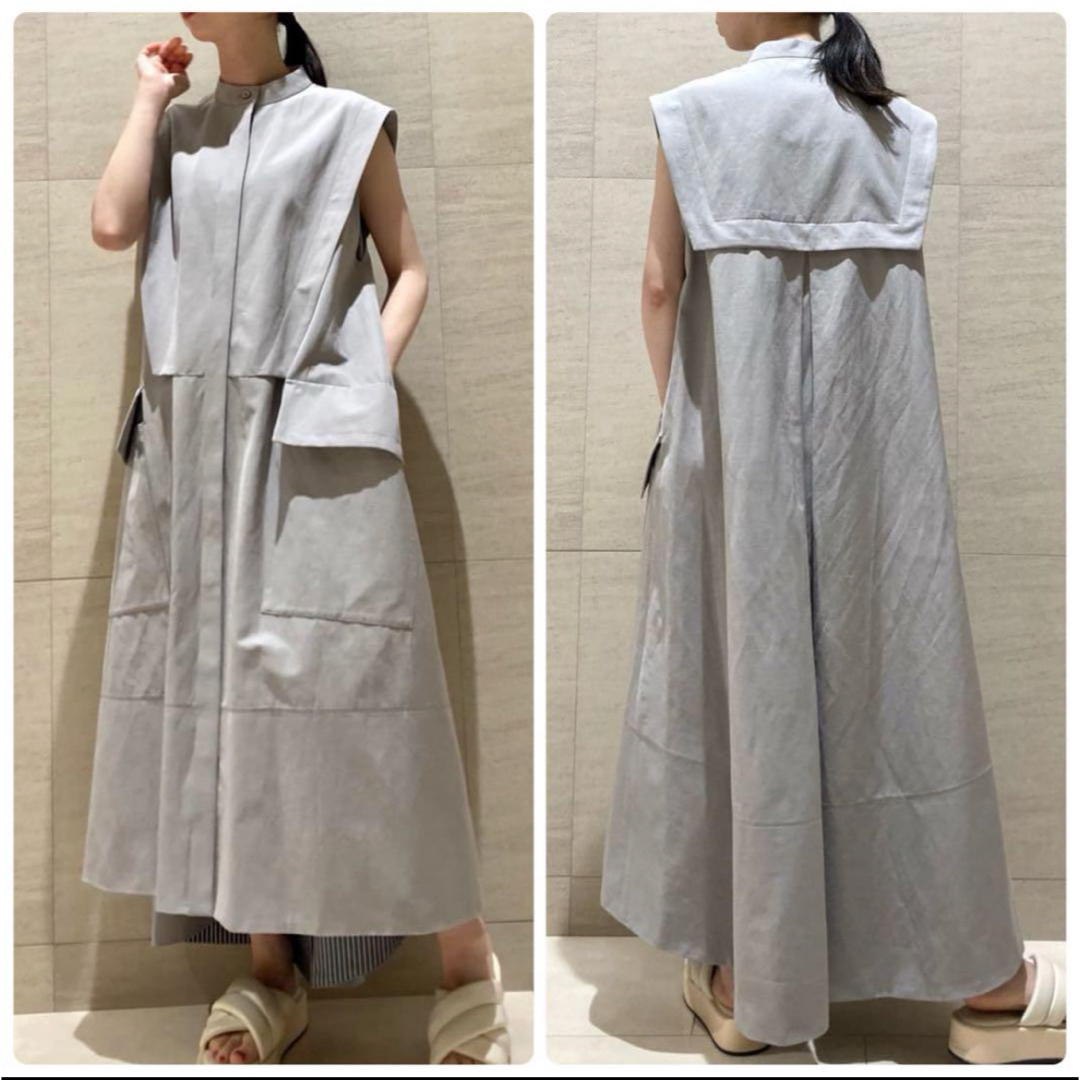 ADORE - 極美品☆ADORE アドーア ウェザーワッシャーワンピース ロング 22SS