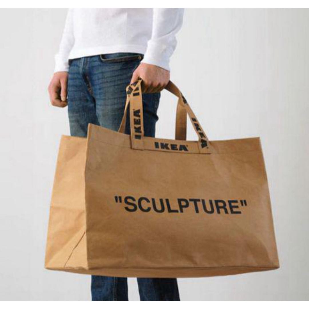 IKEA - 【新品】IKEA x OFF-WHITE バッグLサイズの通販 by ちぃ IKEA - 【新品】IKEA x OFF-WHITE バッグLサイズの通販 by ちぃ