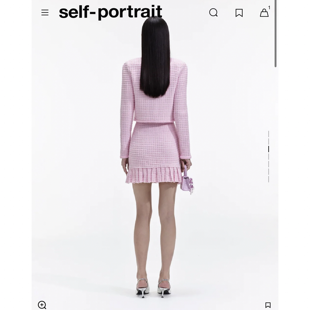SELF PORTRAIT - 正規品セルフポートレイト セットアップの通販 SELF PORTRAIT - 正規品セルフポートレイト セットアップの通販
