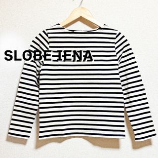 スローブイエナ(SLOBE IENA)のSLOBE IENA　スローブイエナ　カットソー　ボーダー　ネイビー　白　長袖(カットソー(長袖/七分))