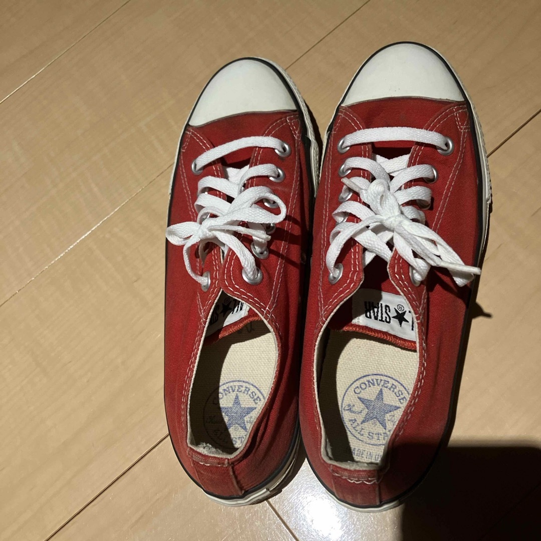 CONVERSE - USA製 コンバースオールスター赤ローカット アメリカ CONVERSE - USA製 コンバースオールスター赤ローカット アメリカ