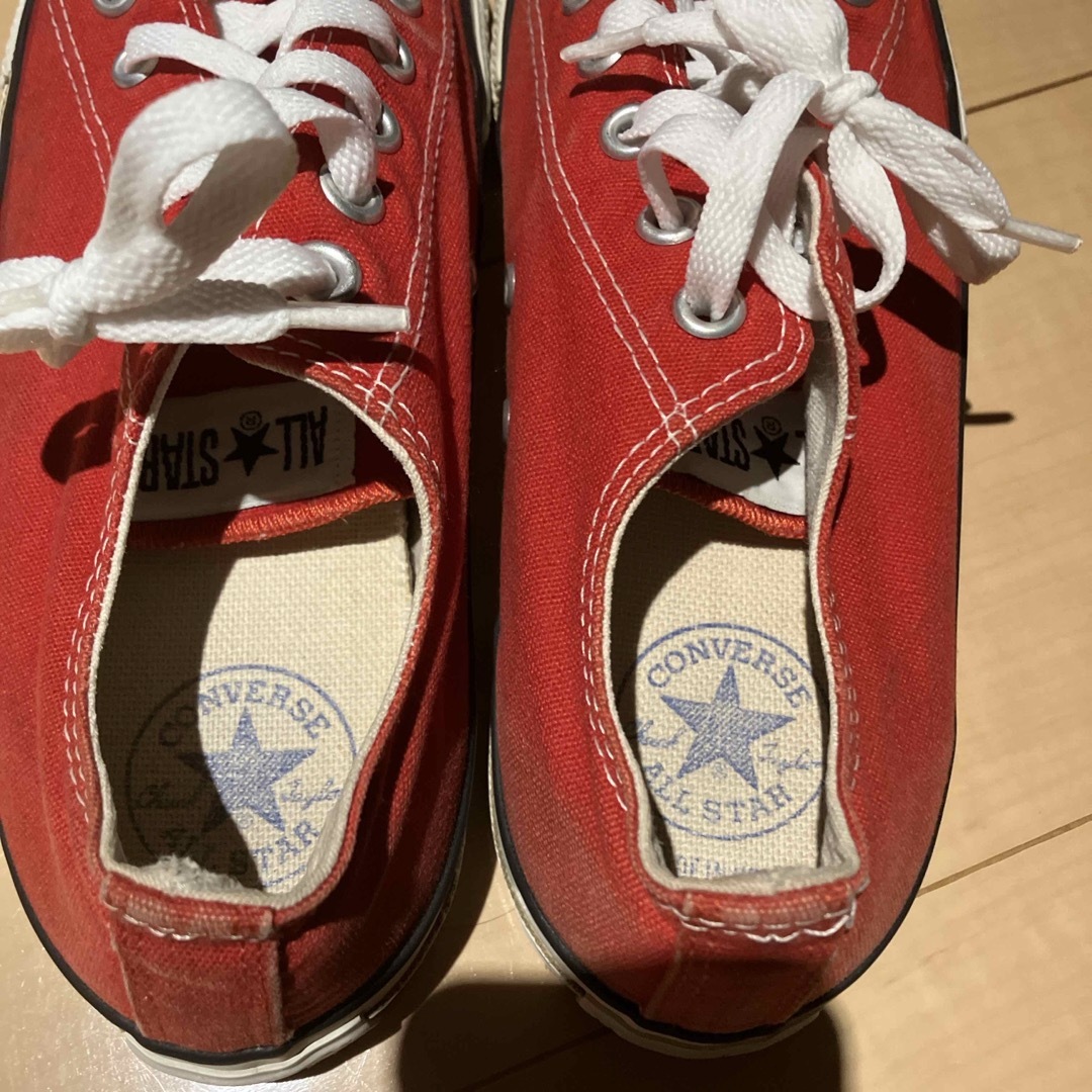 CONVERSE - USA製 コンバースオールスター赤ローカット アメリカ CONVERSE - USA製 コンバースオールスター赤ローカット アメリカ