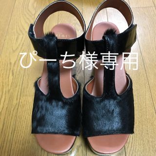 メイドインヘブン(made in HEAVEN)のぴーちサマ専用 made in HEAVEN  Cry. 厚底サンダル 美品(サンダル)