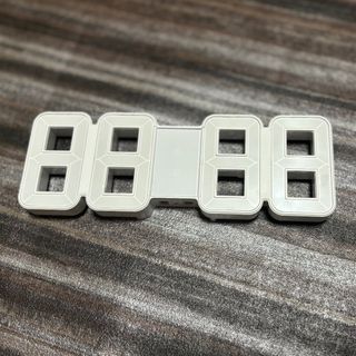 イケア(IKEA)のイケア IKEA 時計 ノルオッタ ホワイト(置時計)