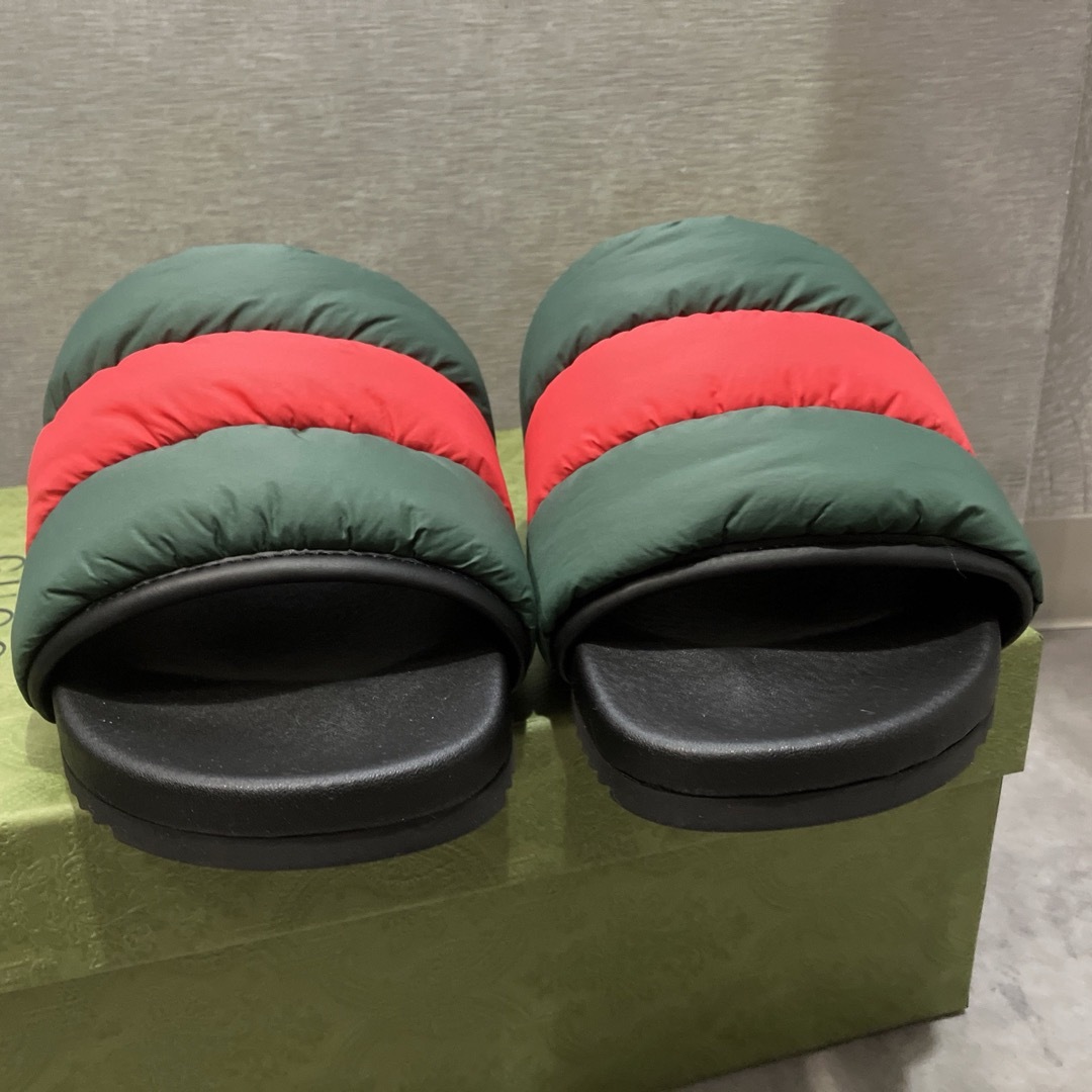 GUCCI - GUCCI グッチ パデッド ウェブ サンダルの通販 by shop GUCCI - GUCCI グッチ パデッド ウェブ サンダルの通販 by shop