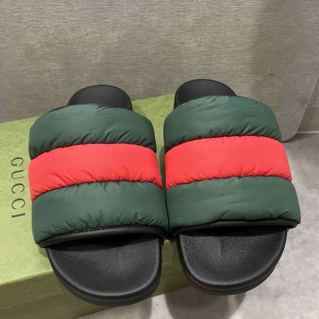 GUCCI - GUCCI グッチ パデッド ウェブ サンダルの通販 by shop GUCCI - GUCCI グッチ パデッド ウェブ サンダルの通販 by shop
