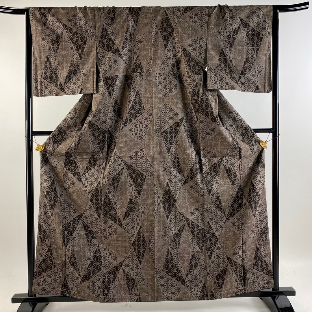 紬 身丈160.5cm 裄丈65.5cm 正絹 美品 秀品 【中古】