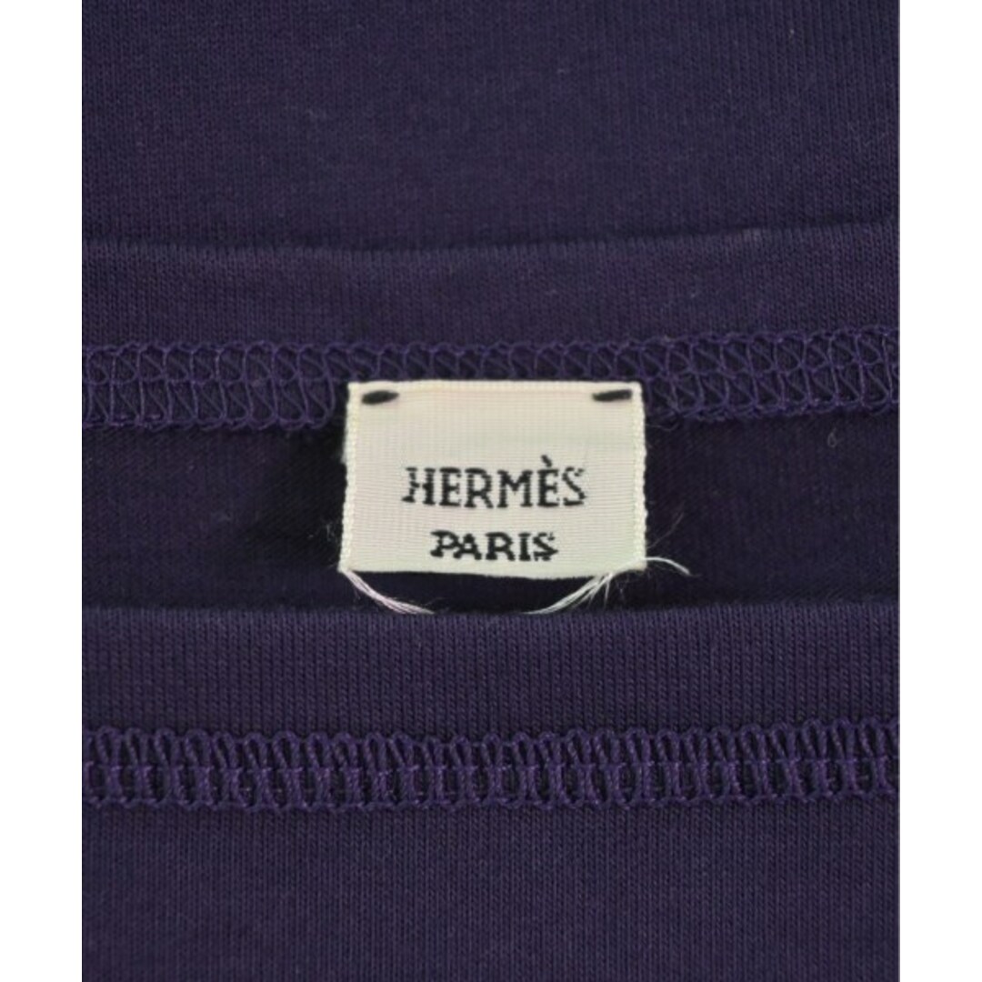 HERMES エルメス Tシャツ・カットソー 36(XS位) 紫 【古着】 HERMES エルメス Tシャツ・カットソー 36(XS位) 紫 【古着】