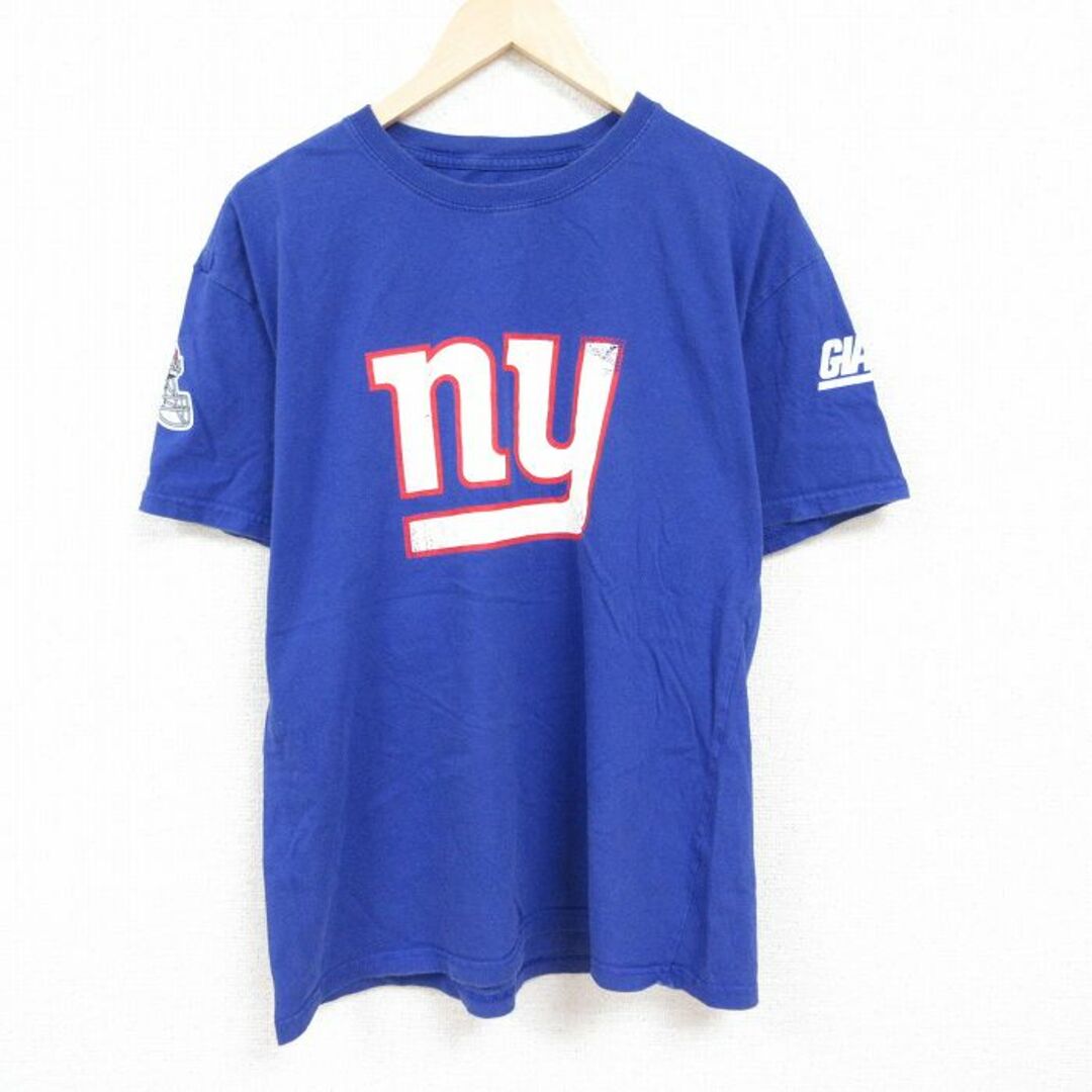 XL☆古着 半袖 Tシャツ メンズ NFL ニューヨークジャイアンツ XL☆古着 半袖 Tシャツ メンズ NFL ニューヨークジャイアンツ