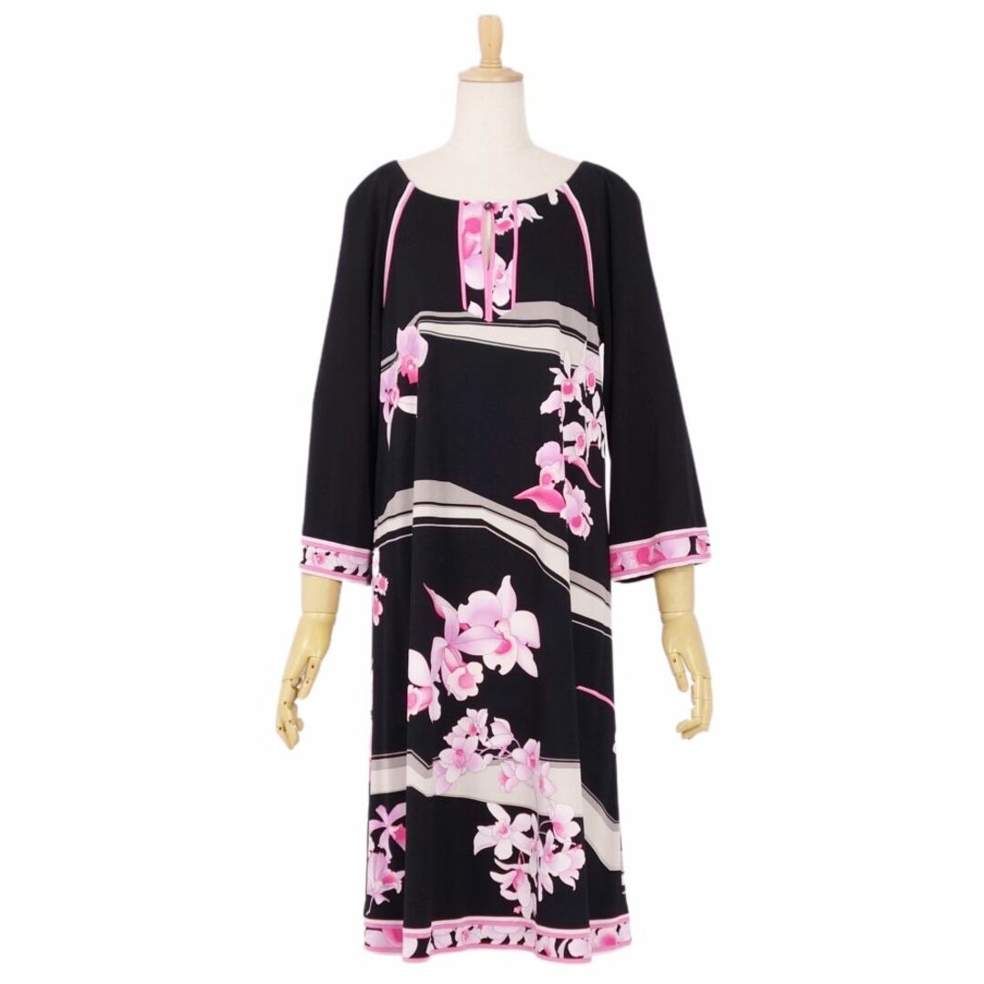 LEONARD - 極美品 レオナール LEONARD FASHION ワンピース 七分 LEONARD - 極美品 レオナール LEONARD FASHION ワンピース 七分