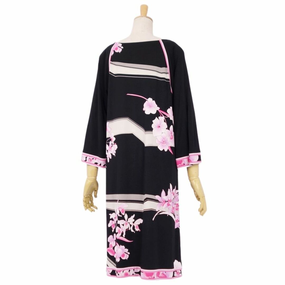 LEONARD - 極美品 レオナール LEONARD FASHION ワンピース 七分 LEONARD - 極美品 レオナール LEONARD FASHION ワンピース 七分