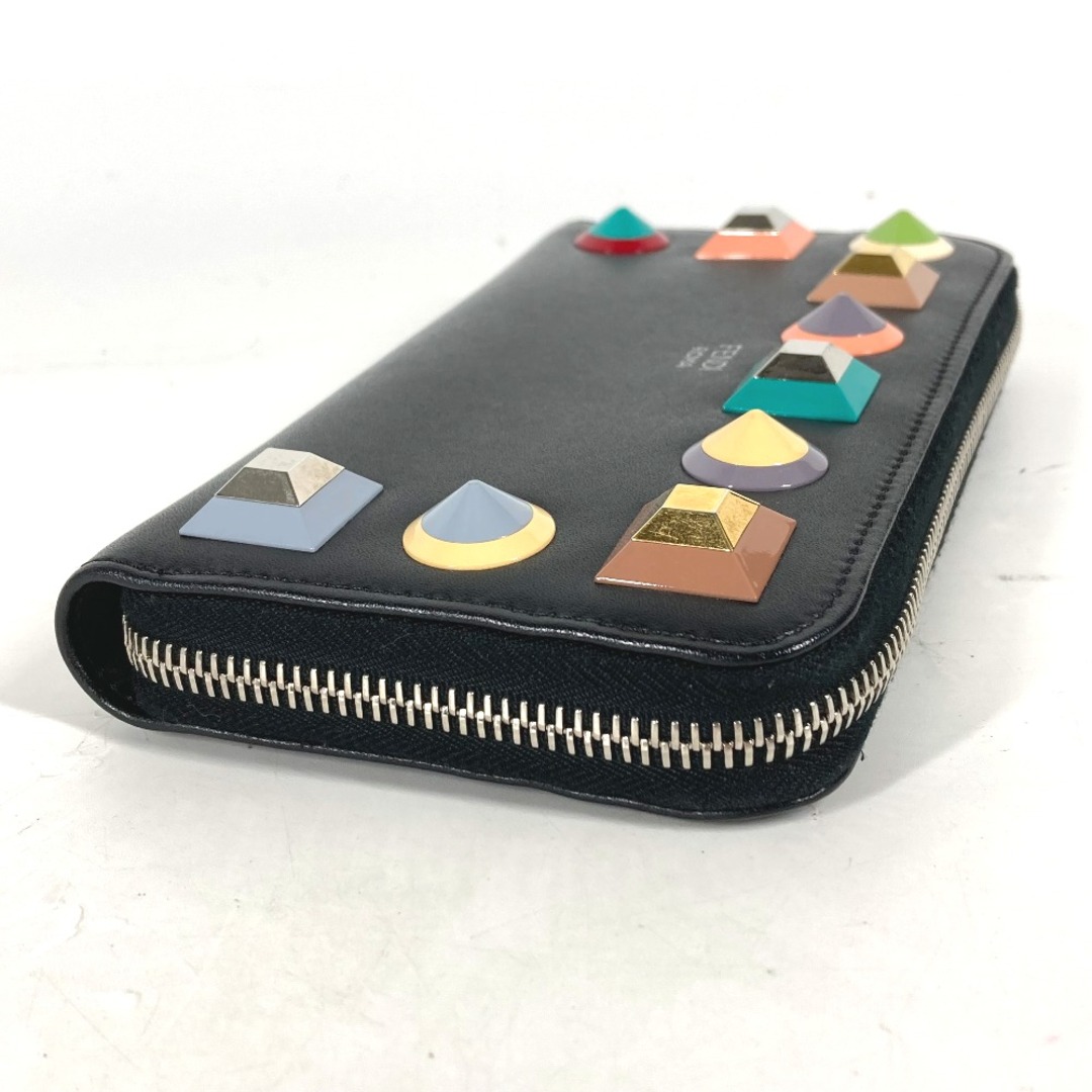 FENDI - フェンディ FENDI マルチスタッズ ロゴ ロングウォレット ラウンドファスナー 長財布 レザー ブラックの通販 by ブランドショップ リファレンス神戸|フェンディならラクマ FENDI - フェンディ FENDI マルチスタッズ ロゴ ロングウォレット ラウンドファスナー 長財布 レザー ブラックの通販 by ブランドショップ リファレンス神戸|フェンディならラクマ