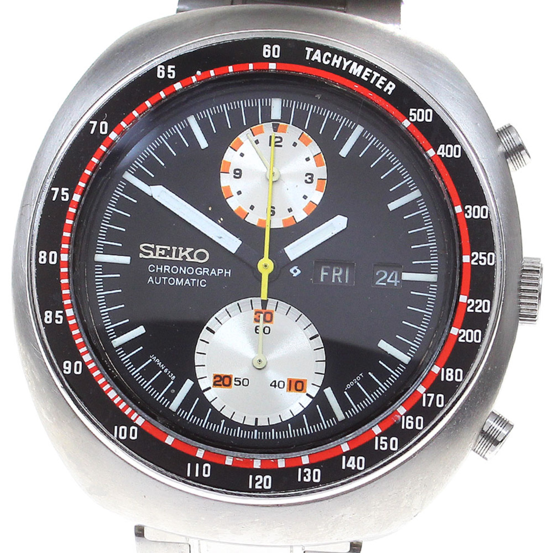 SEIKO - セイコー SEIKO 6138-0011 5スポーツ スピードタイマー ビッグダブルクロノグラフ デイデイト 自動巻き メンズ _822944【ev15】