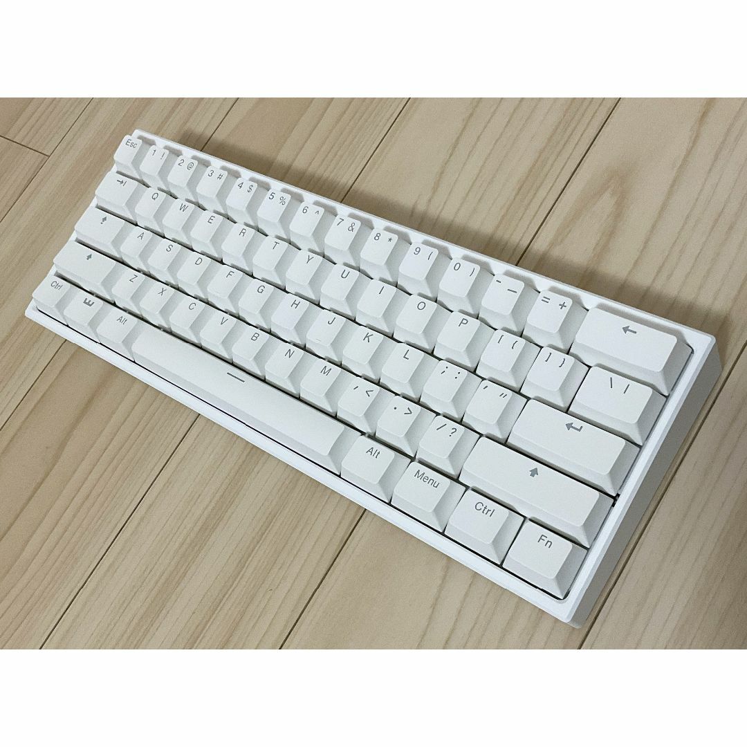 Wooting 60HE カスタム品 ホワイト 押下圧45g Wooting 60HE カスタム品 ホワイト 押下圧45g