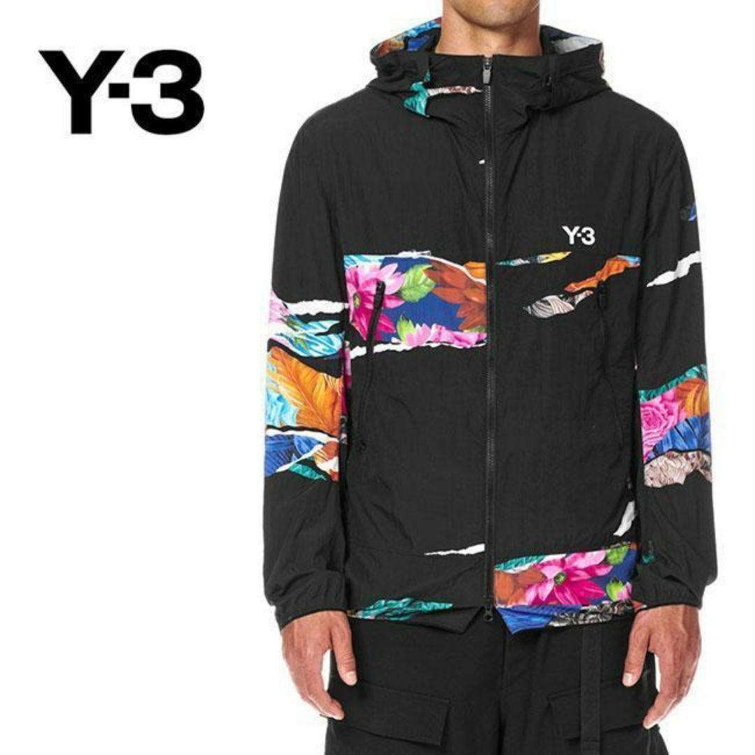 Y-3 - Y-3 グラフィック フラワープリント ナイロンジャケット Y-3 - Y-3 グラフィック フラワープリント ナイロンジャケット