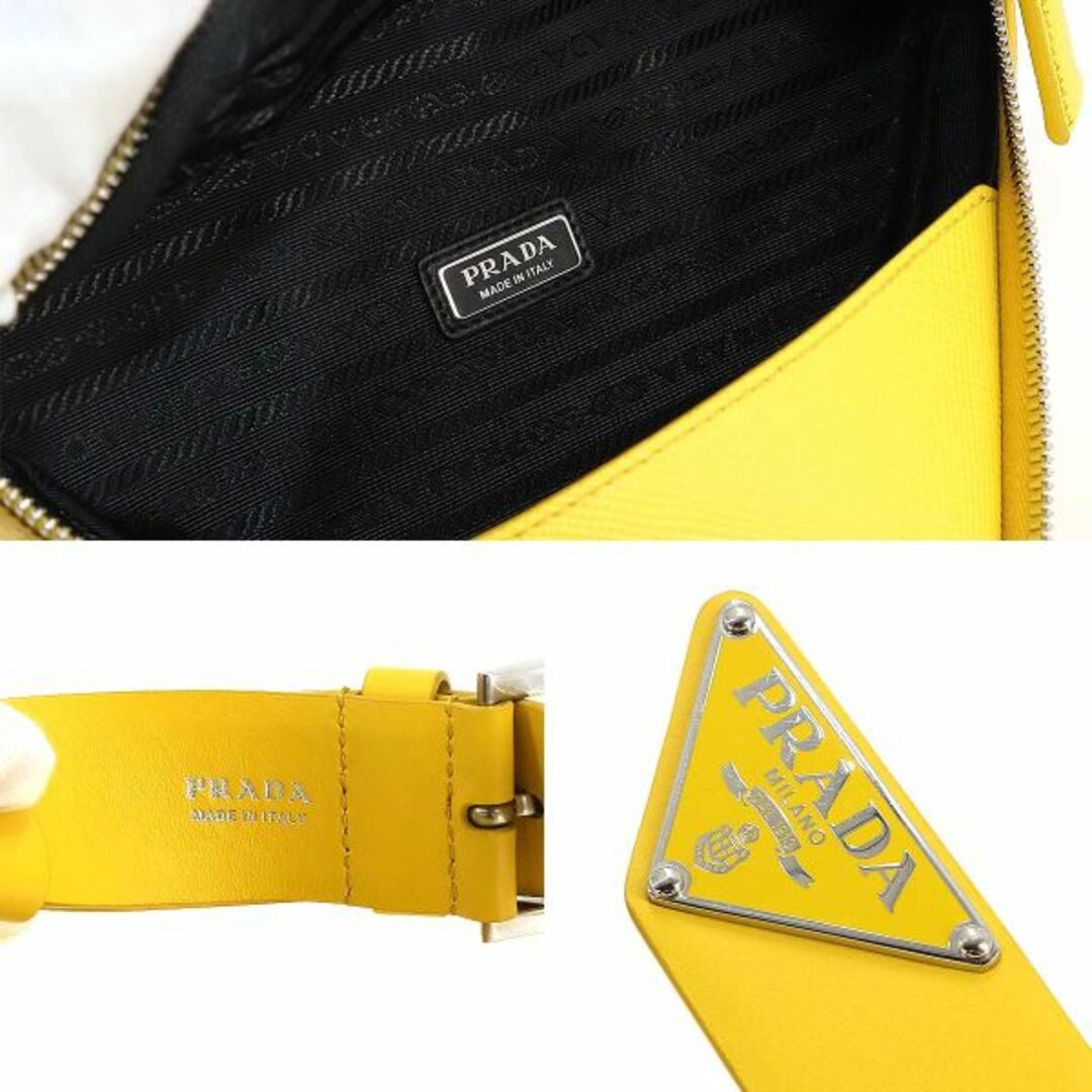 PRADA - 未使用 展示品 プラダ PRADA トライアングル ショルダー PRADA - 未使用 展示品 プラダ PRADA トライアングル ショルダー