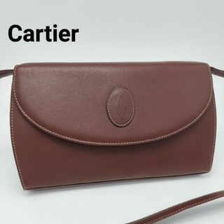 Cartier - 未使用に近い✨カルティエ ショルダーバッグ レザー Cartier - 未使用に近い✨カルティエ ショルダーバッグ レザー