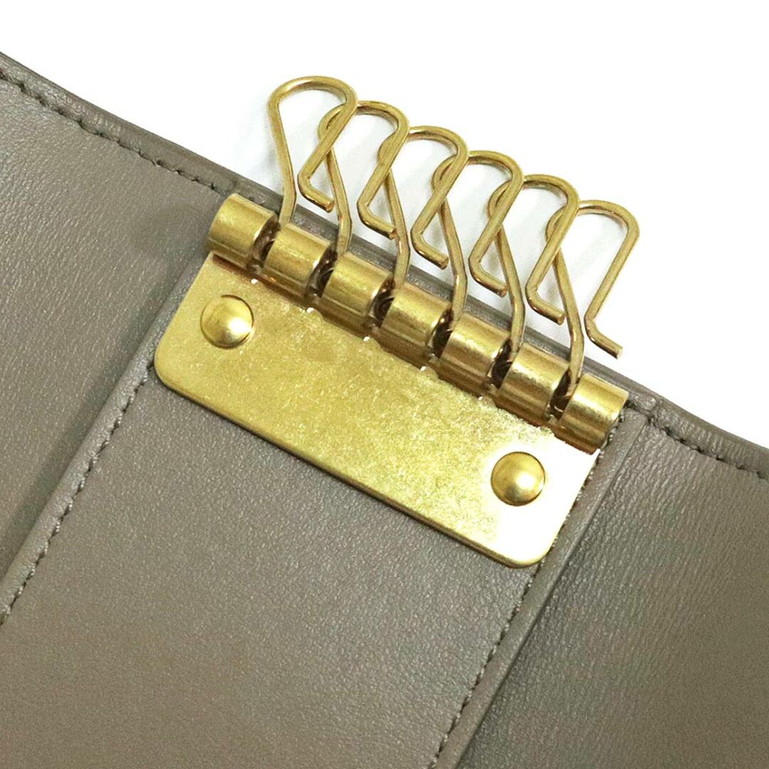 未使用に近い】CELINE セリーヌ ストラップ キーケース 6連 未使用に近い】CELINE セリーヌ ストラップ キーケース 6連