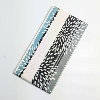 半幅帯 半巾帯 夏帯 浴衣帯 単衣 古典 青 400cm No.17(浴衣)