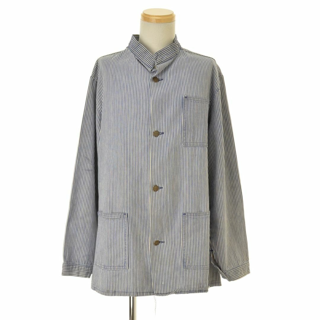 VINTAGE】3つポケットスタンドカラーヒッコリーデニム VINTAGE】3つポケットスタンドカラーヒッコリーデニム