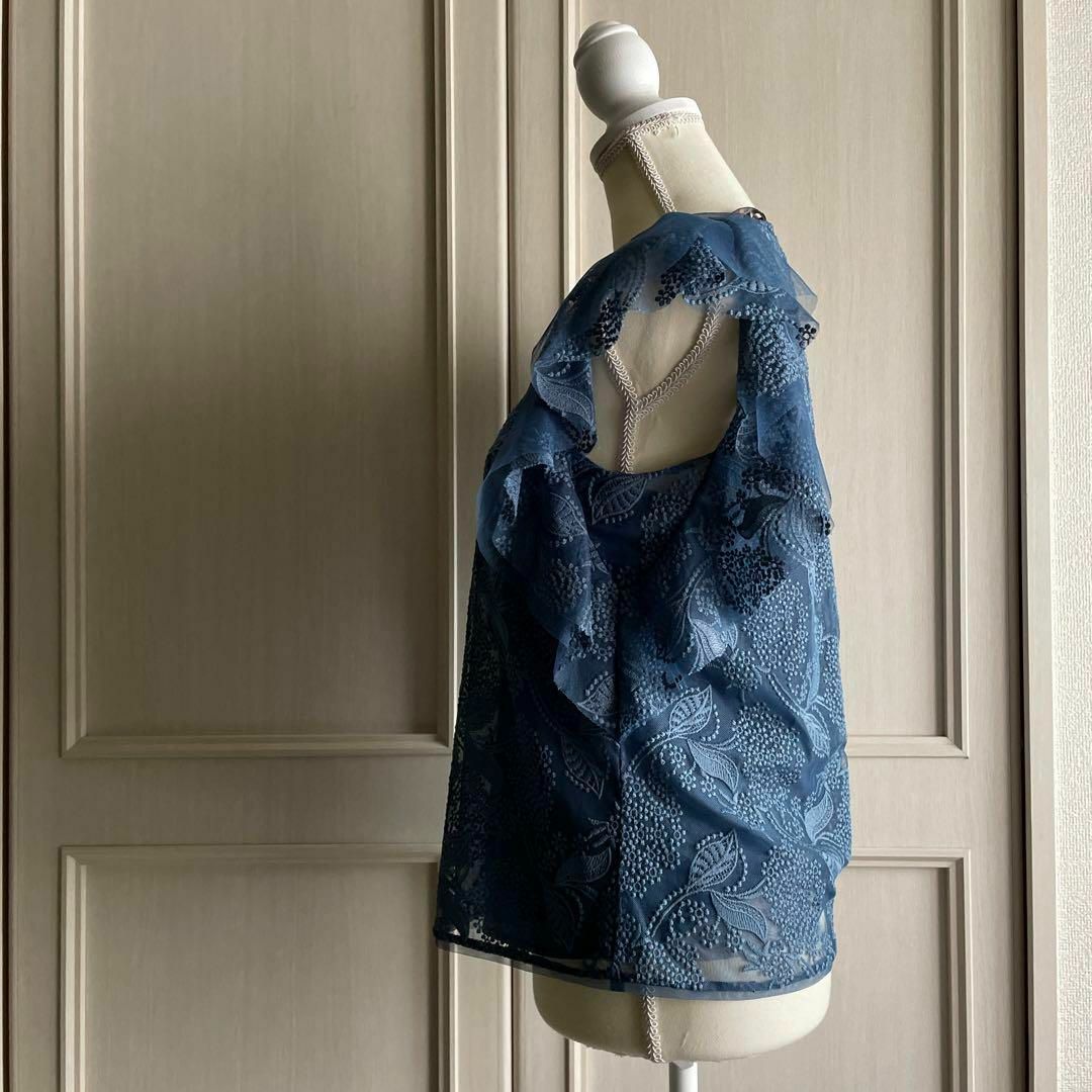 F BCBG maxazria ビーシービージーマックスアズリア 花柄 ブラウス