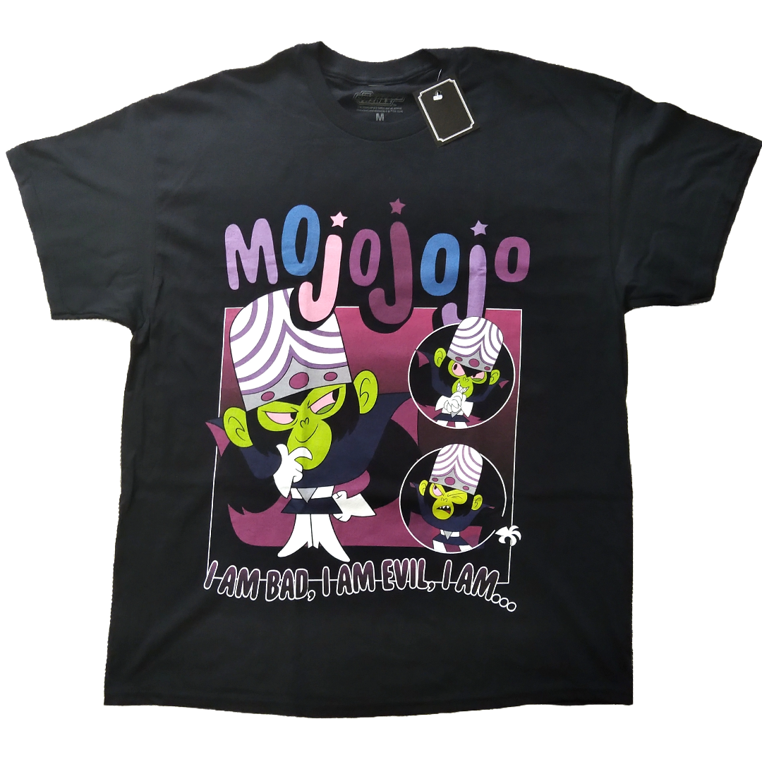 パワーパフガールズ Tシャツ M 実寸はXLぐらい 黒 アニメT パワーパフガールズ Tシャツ M 実寸はXLぐらい 黒 アニメT