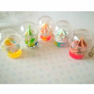 パフェキーホルダー　5点セット