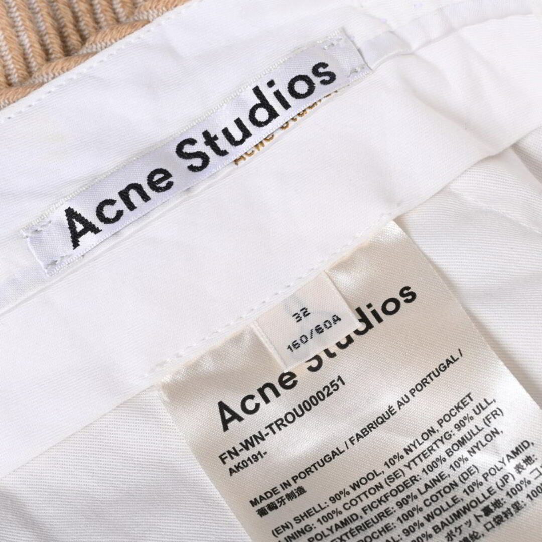ACNE - ACNE STUDIOS ウール混 ワイドパンツの通販 by CYCLE