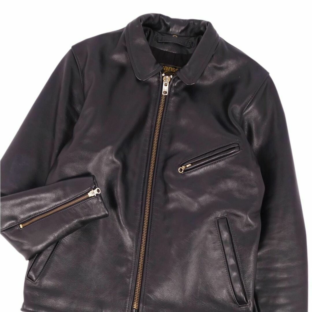 VANSON - 美品 バンソン VANSON レザージャケット シングル VANSON - 美品 バンソン VANSON レザージャケット シングル