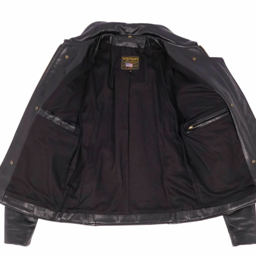 VANSON - 美品 バンソン VANSON レザージャケット シングル VANSON - 美品 バンソン VANSON レザージャケット シングル