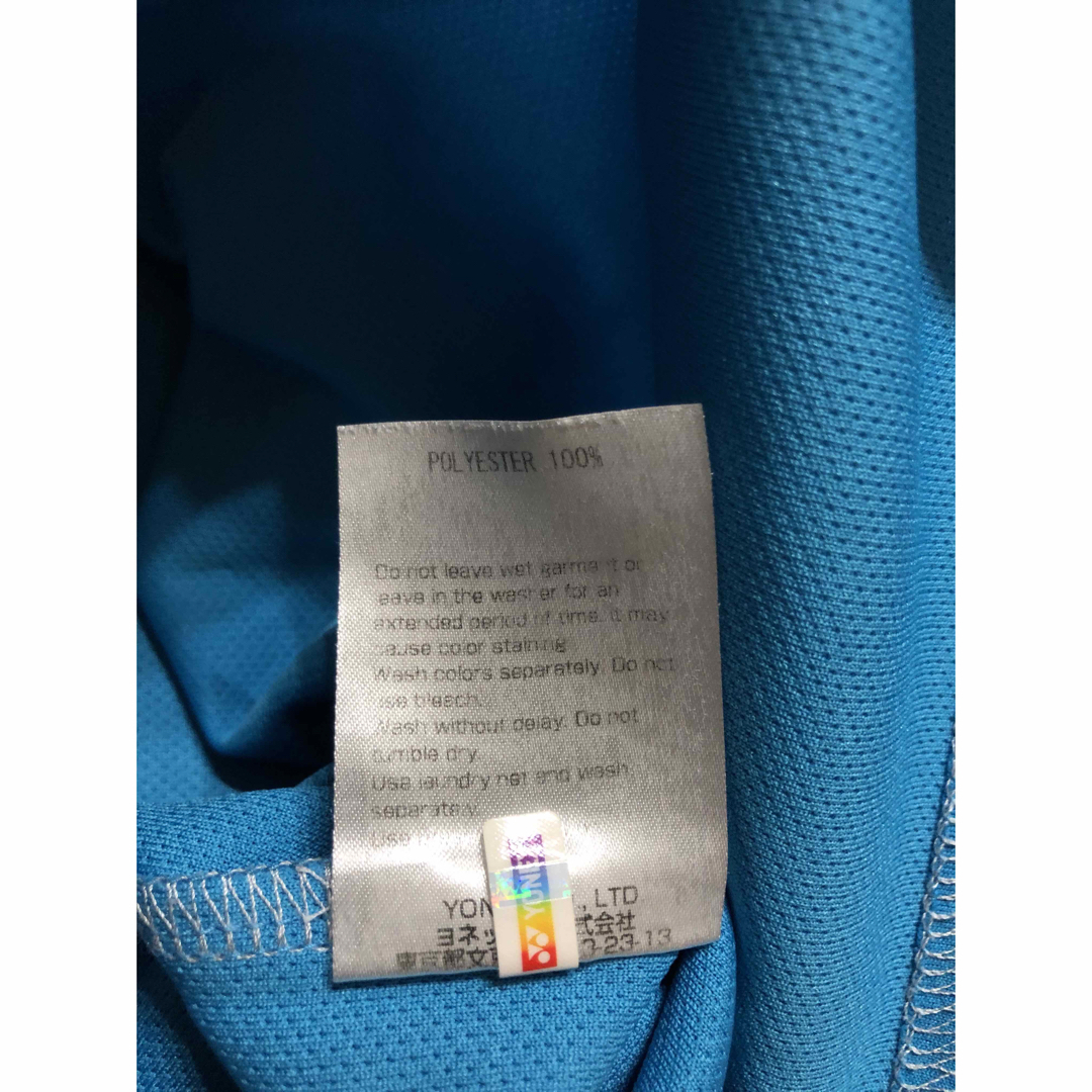 YONEX - 美品 ヨネックス Tシャツ 水色 白 水玉 ドット Mの通販 YONEX - 美品 ヨネックス Tシャツ 水色 白 水玉 ドット Mの通販