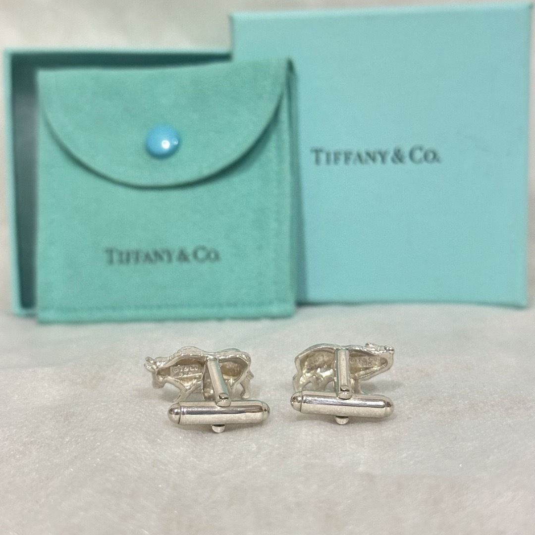 希少Tiffany&co. アニマル ブル&ベアカフス 希少Tiffany&co. アニマル ブル&ベアカフス