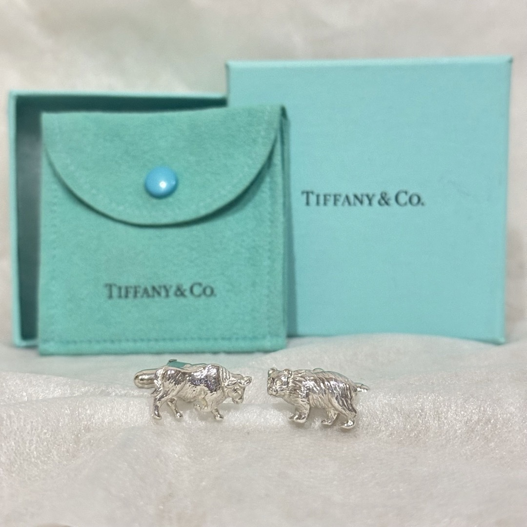 希少Tiffany&co. アニマル ブル&ベアカフス | 販売買取 激 希少Tiffany&co. アニマル ブル&ベアカフス | 販売買取 激