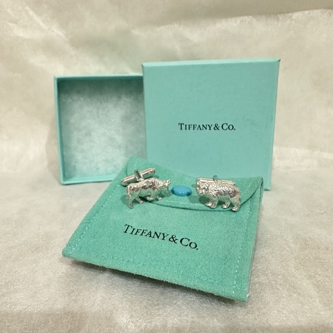 希少Tiffany&co. アニマル ブル&ベアカフス | 販売買取 激 希少Tiffany&co. アニマル ブル&ベアカフス | 販売買取 激