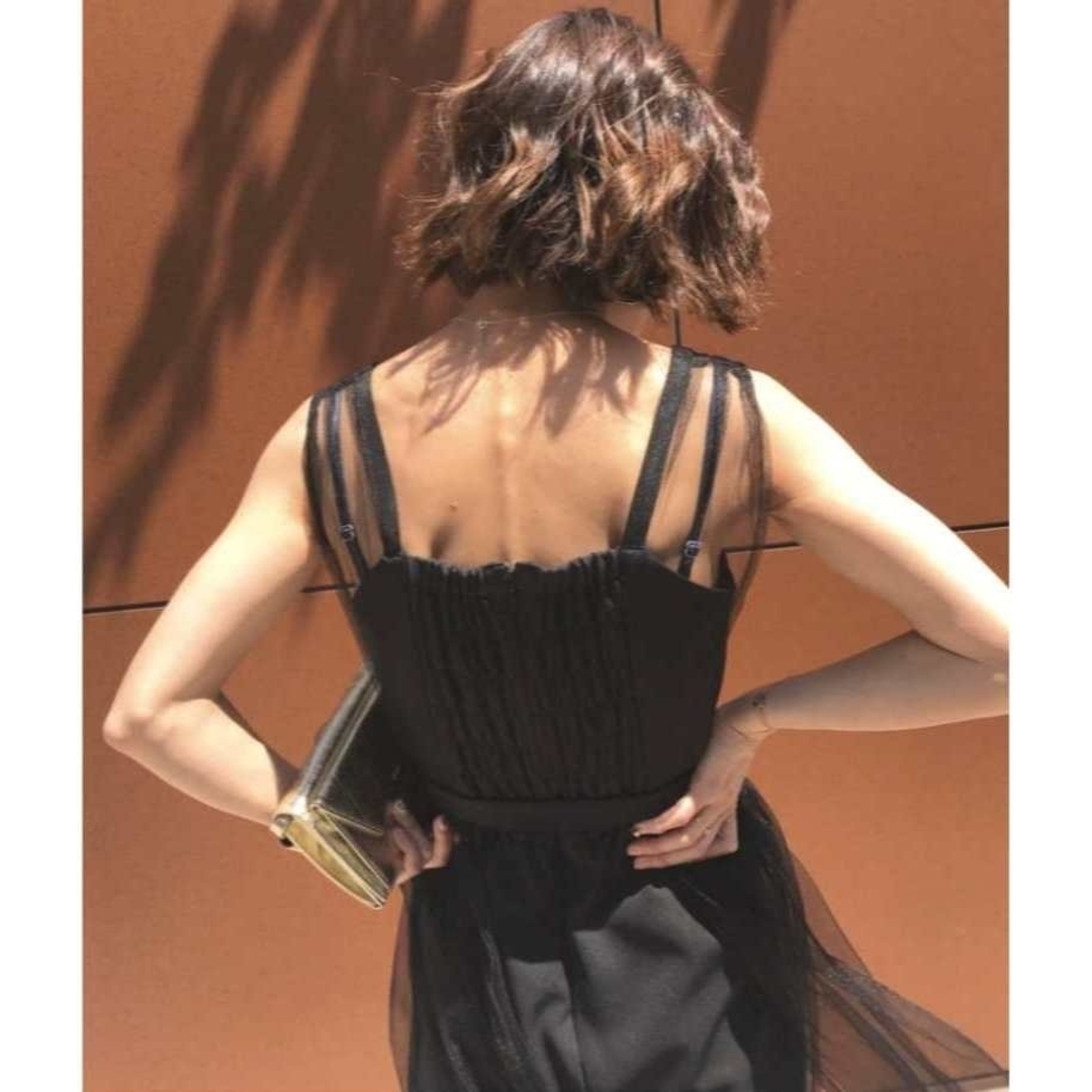 Ameri VINTAGE - Ameri【タグ付新品】チュール ロンパース 結婚 Ameri VINTAGE - Ameri【タグ付新品】チュール ロンパース 結婚