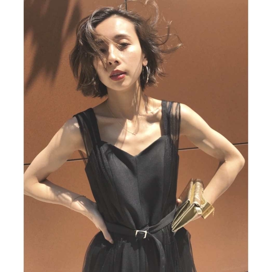 Ameri VINTAGE - Ameri【タグ付新品】チュール ロンパース 結婚 Ameri VINTAGE - Ameri【タグ付新品】チュール ロンパース 結婚
